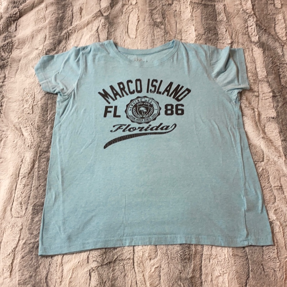 Marco Island blue tee